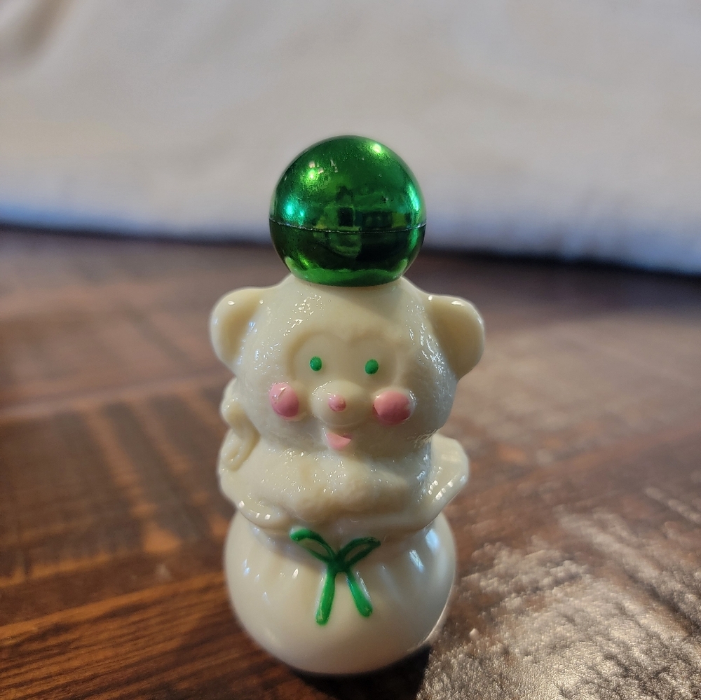 Vintage‎ 1970’s Avon Christmas Bear In Toy Sack Sweet Honesty Cologne 1oz